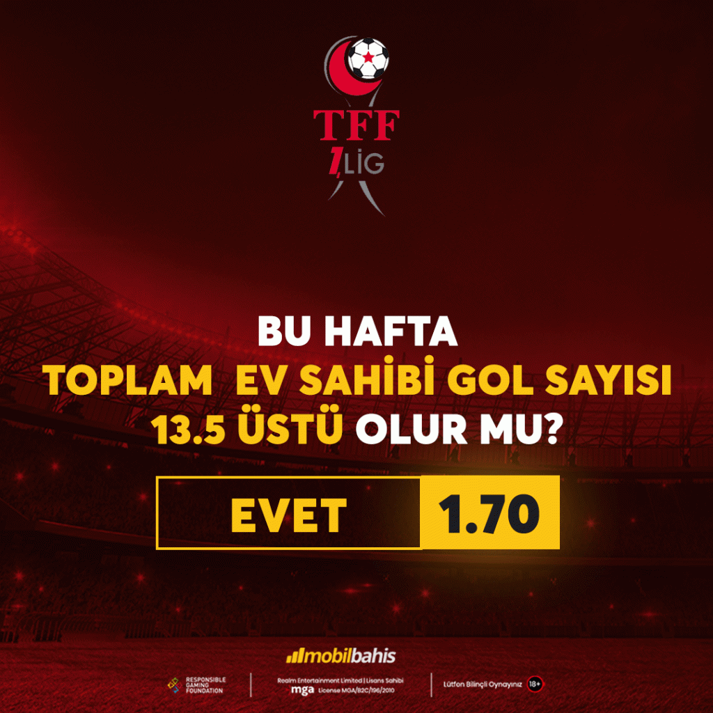 Mobilbahis803 adresinde TFF 1. Lig Kampanyası