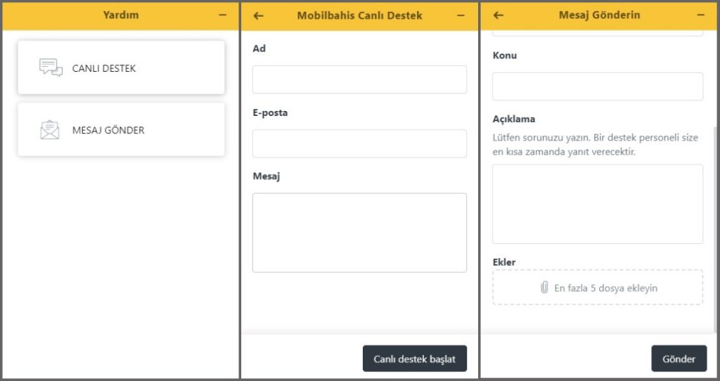 Mobilbahis757 Müşteri Hizmetleri Konuşma